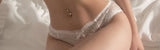 MOYISU  French Ultra Fina Sexy Tushy Conjunto Encaje Sin Aro Sensual Transparente Bralette Pantaleta Ajuste Perfecto Talla S-XL
