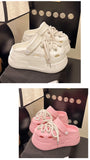 2025 Women Platform Slippers DIY Lace-up Leisure Clogs Summer Garden Shoes Thick Sole Female Home Beach Slides Street Sandals