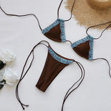 Lace Bikini 2026 Push Up Women Swimsuits Sexy Swimwear Brazilian Biquini Micro Bikinis Patchwork Swim Suit Bathingsuit Beachwear