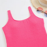 2026 Sexy Women One Piece Swimsuit Swimwear Female Solid Push Up Thong Bather Bathing Suit Monokini Brazilian Swimming Suits