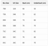 Sexy Lace floral Deep V Push Up Bra for Women, Adjustable Thin Strap Backless Comfortable Bralette Underwire Women Sexy bras