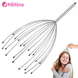 24 Fingers Head Massager Scratching Octopus Head Massager Scalp Scratcher Massage Claw Small Artifact Soul Extraction Extractor