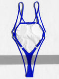 Sexy Backless Extreme G String Mini Micro Thong Women Swimwear One Piece Swimsuit Female Monokini High Leg Cut Bathing Suit Swim