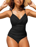 S - XXL Sexy Wrinkled One Piece Swimsuit Women Swimwear Female Monokini Swimsuits 2025 Bathing Suit Swim Beach Wear Bodysuit