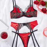 Toucheart Sexy Underwear Lace Patchwork Sissy Slim High Waisted Women Interesting Gather Together Charming Lingerie Intimate Set