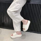 Summer Eva Chunky Platform Slippers Women Comfortable Soft Thick Bottom Sandals Woman 2025 Non Slip Beach Flip Flops Female