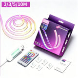 2m 3m 5m 10m RGBIC Neon Light Waterproof RGB Smart LED Strip with USB APP Control Music Sync for Room Bedroom Outdoor Decoration