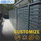 Outdoor Aluminum Louver Fence Panels Modern Privacy Security Fence