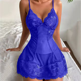 2026 Women's European And American Style Slit Dress Homewear Pajamas Pure Desire New Arrival Comfortable Sleepwear
