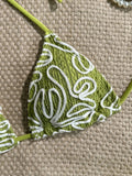Sexy Black Lace Bikini Set Women 2026 Beach Push Up Bra Bandage Thong Swimsuit Brazilian Holiday Bathing Suit Two Piece Swimwear