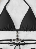 2026 Halter Rhinestone Diamond Bikini Women Swimsuit Female Swimwear Two-piece Bikini Set High Cut Bathing Suit Swim Beach Wear