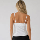 Women Camisole Summer Striped Slim Fit Spaghetti Strap Sweetheart Neck Tops for Going Out