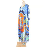 2026 New Colorful Kaftan Tunic Beach Dress Beach Wear Beachwear Beach Cover Up Cover-upsLoose Maxi Dress Female Women V4428