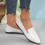 Summer Large Size 43 Women Shoes 2025 Simple Lightweight Flat Shoes Women Pointed Non Slip Soft Sole Casual Shoes Women Loafers