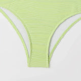 2026 One Piece Swimsuit Solid Swimwear Women Bathing Suit Female Swimming Summer Beachwear Bodysuit