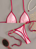 Sexy Swimsuit Women's Bikinis Swimwear Woman  Bathing Suit 2 Piece Triangle Bikinis Sets Beach Dress Wear Cover Up Beachwear