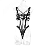Women Sexy Pu Leather Full Body Harness Belt Waist Corset Belt Bondage Bdsm Bodysuit Gothic Fetish Exotic Clothing