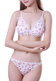 Women Lace Bra And Panties Sexy Lingerie Set Low Waist Briefs Underwear Female Non-wire Brassiere Seamless Bras Push Up Bralette