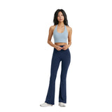 No size yoga bell-bottoms, high-waisted butt-lifting yoga clothes, fitness one-size-fits-all yoga pants