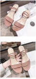 Women Sandals Chunky Heels Slides Summer 2026 Elegant Shoes Women Slipper Big Size 34-42 Fashion Summer Sandal Women