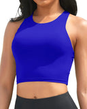 2026 Sporty Swim Vest Swimsuit Only Tops Padded Swimwear Women Solid Bathers Bathing Swimming Suit Female
