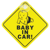 Baby On Board BABY IN CAR PVC Stickers Safety Reflective Tuning Cartoon Window Decals Automobiles Personalized Ornaments