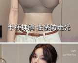 Backless Bra Women Thick Padded Push Up Adhesive Sticky Invisible Bra Small Bust Strapless Convertible Bralette Beach Essential