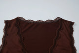 FDYOUI Deep V-neck Sleeveless Tank Tops Y2K Woman Clothes 2026 Summer Lace Patchwork T-shirt Girls Slim Corset Top Streetwear