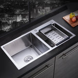 Stainless Steel Double Bowl Drop In Kitchen Sink With Noise Reduction