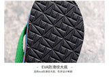 Women's Rainbow Color Platform Flip Flops Summer Thick Sole Lightweight Slip-on Wedges Sandals Girls Beach Slippers