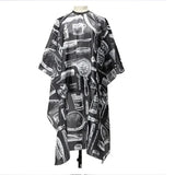 Hairdressing Coth Pattern Cutting Hair Waterproof Cloth Salon Barber Cape Professional Hair Stylist Retro Aprons Haircut Cape