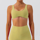 Women's Yoga Sport Bra Tight Fitting Gym Underwear Tops Scrunch Butt Booty Fitness Running Speed Drying Workout Sports Bra
