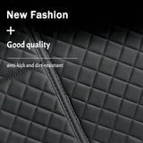 Kcimo Car Anti Kicks Pad Storage Mat PU Leather Universal Seat Back Leather Protector Cover Waterproof Backseat Child Kick Mats