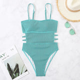 2026 Swimsuit One Piece Solid Swimwear Women One-piece Bathing Swim Suit Female Padded Beach Wear Swimming Summer