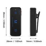 2PCS 400-470MHz Mini Walkie Talkie 2-Way Radio Transceiver & Earpiece Headset USB Powered