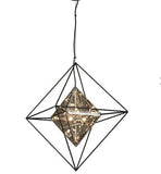 Troy Lighting Epic Pendant in Forged Iron, Size Medium