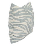 AQUA Home Zebra Print Decorative Pillow, 20 x 20 gray