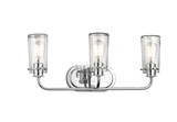 Kichler Braelyn 3 Light 24-Inches Seeded Glass Vanity Light