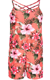 Epic Threads Girls Floral-Print Romper, Size Large