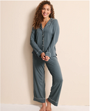 Adore Me Womens Matilda Long Sleeve Top and Pants Pajama Set