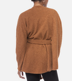 Inc International Concepts Sherpa Faux Fur Belted Kimono, One Size