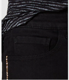 Style & Co Petite Chain-Embellished High-Rise Skinny Jeans, Size 4P