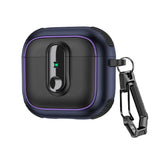 2025 Armor Lock Earphone Cover For AirPods 4 Pro2 3 2 1 Case TPU PC Shockproof Headphone Box For AirPods Pro 2 2nd 4th Cases