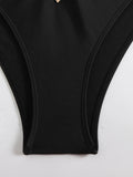 Halter Cut Out High Waist Bikini Female Swimsuit Women Bandeau Swimwear Two-pieces Bikini set Bather Bathing Suit Swim Beachwear
