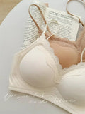 Wirefree Bra for Small Boobs Push Up Padded Strappy Summer Bralette Seamless Comfort Daily Wear Lightweight Thin Straps Lingerie
