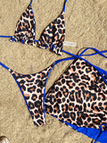 XS - L Doulbe Side Wearable Reversible Bikini Women Swimwear Female Swimsuit Three-pieces Bikini Set Ruffled Bathing Suit Swim