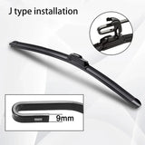 Car Windshield Wiper U-type Soft Rubber Boneless Wiper HD Quiet Durable Automotive Wiper  14" 16" 17" 18" 19" 20" 21" 22" 24"