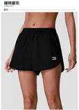 Breathable Yoga Tennis Shorts Women Anti Glare Belt Lined Sports Pants Outwear Quick Drying Training Running Fitness Shorts