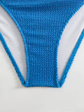 High Waist Bikini 2026 Women Sporty Swimsuit Solid Sexy Striped Swimwear Female Bathers Bathing Swimming Swim Suit Beachwear