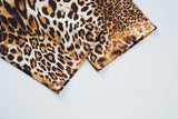 Sexy Leopard Print Knee-length Leggings Women 2026 Fitness Sports Yoga Tights Short Pants Streetwear Y2K Ladies Black Trousers